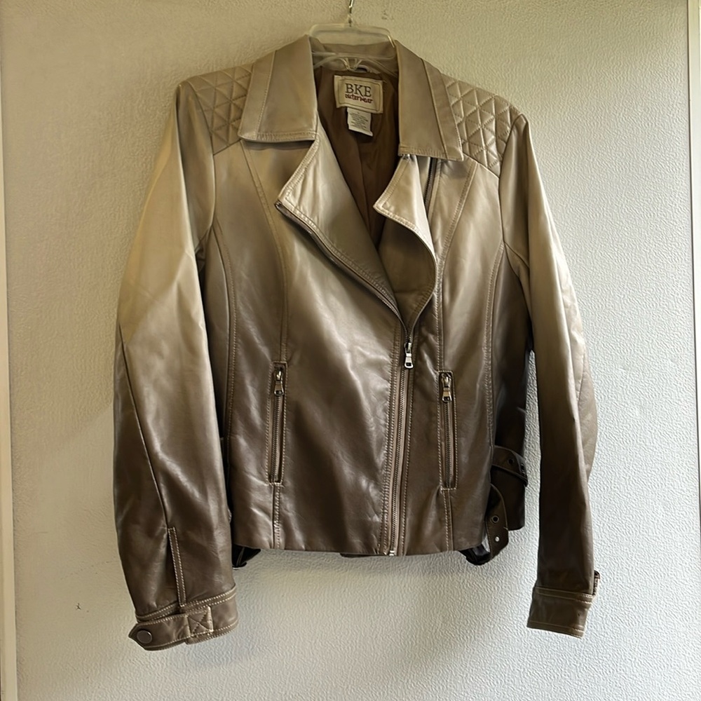 BKE polyester large size jacket, gently used, and tan